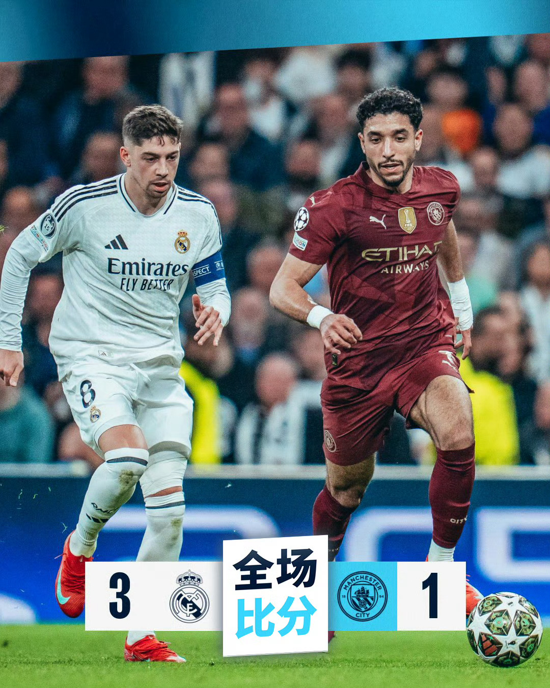 皇马逆转马竞，晋级欧冠四强